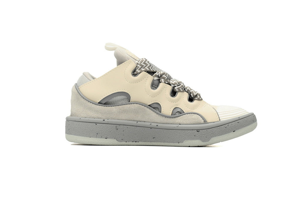 LANVIN Sneakers White Maiden Rice White Grey