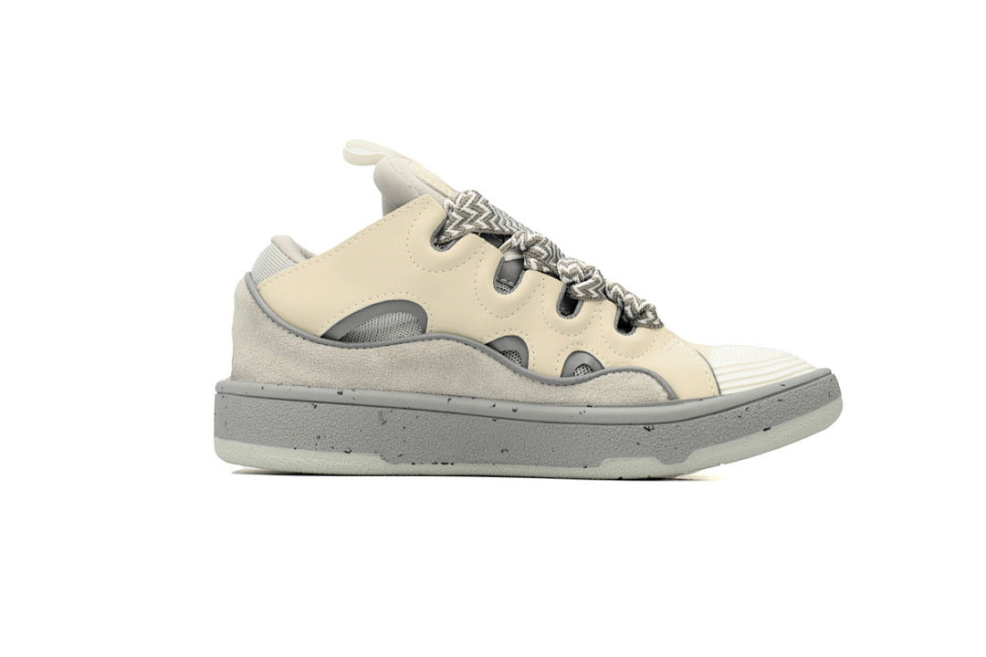 LANVIN Sneakers White Maiden Rice White Grey