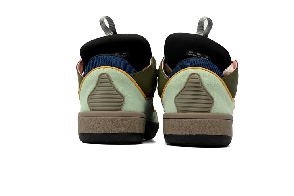 LANVIN Sneakers White Ladies Brown Green
