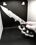 Creed / Delta Force: Stone-crafted Blade — New Knife Skin — Ultra-High Difficulty — 1:1 Replica — High-Difficulty Alien-Style Blade with Metal Handle