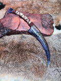 Avatar Na'vi Hunting Knife (Light Blue Lapis Lazuli Style) – Na'vi Hunting Knife – Dragon-glass Style Hunting Knife