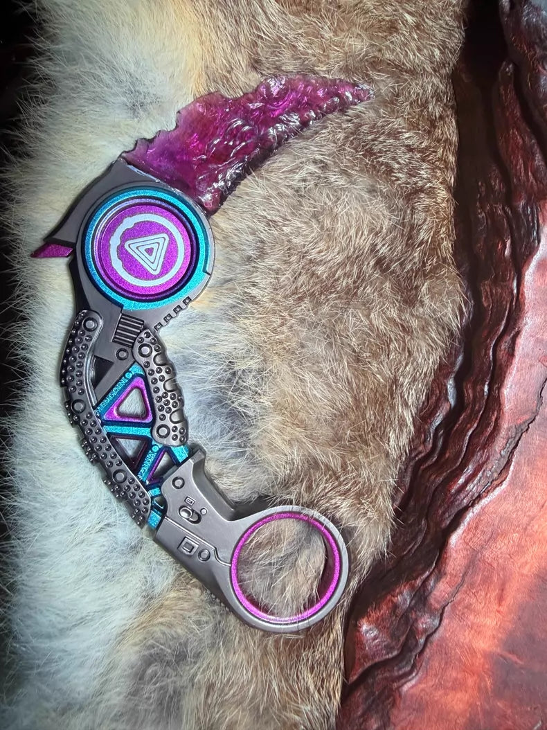 Crafted Stone Tool / Apex Legends Raptor's Claw Karambit (Purple)