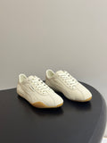 JIL SANDER x PUMA Collaboration Low-Top "German Army Trainer" Style Sneakers (Off-White)