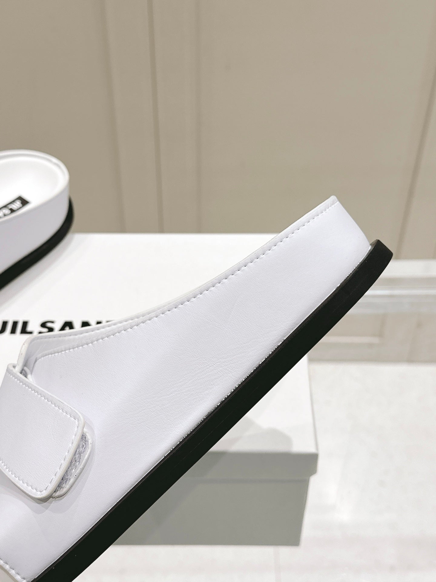 Jil Sander New Beach Slides (White)