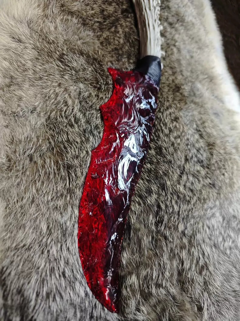 Hand-crafted stone tools: stone knives, "Flame Blade" stone blades, and obsidian "Dragon-Glass" blades. "Dragon-Slaying Blade" (Standard Classic Series): Dragon-Slaying Blade, Blood-Weeping Blade, and Crystal Knife.