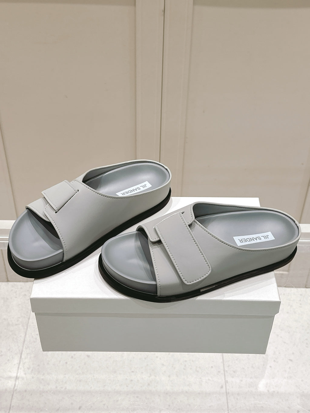 Jil Sander New Beach Slides (Grey)