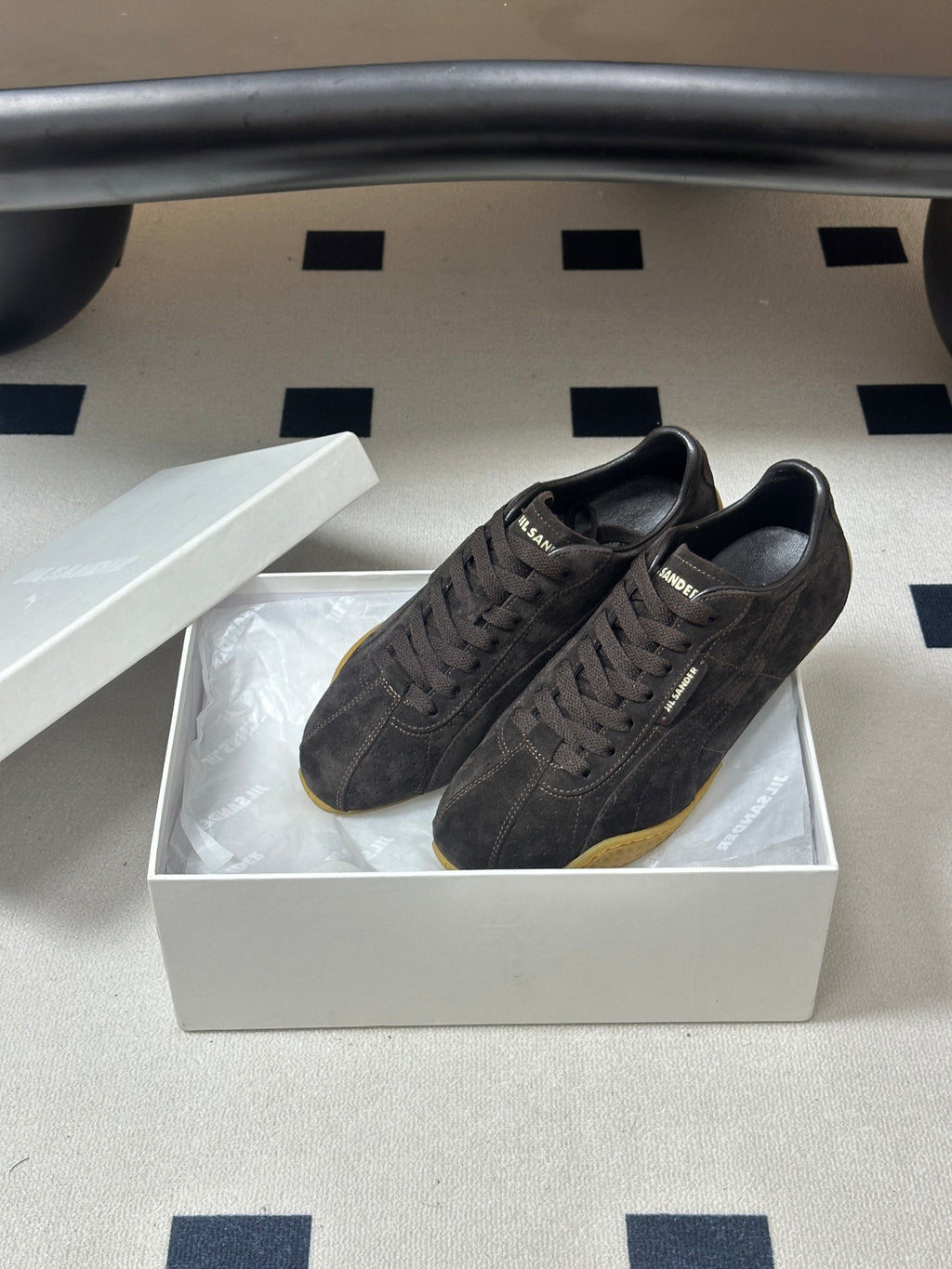 JIL SANDER x PUMA Collaboration Low-Top German Army Trainer (Brown)