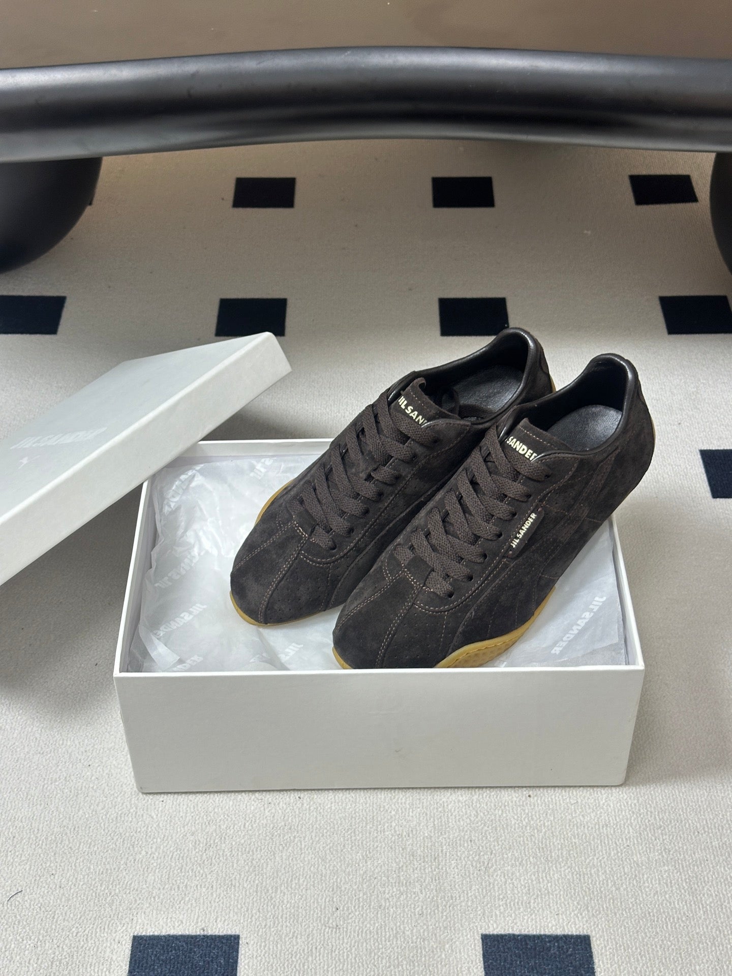 JIL SANDER x PUMA Collaboration Low-Top German Army Trainer (Brown)