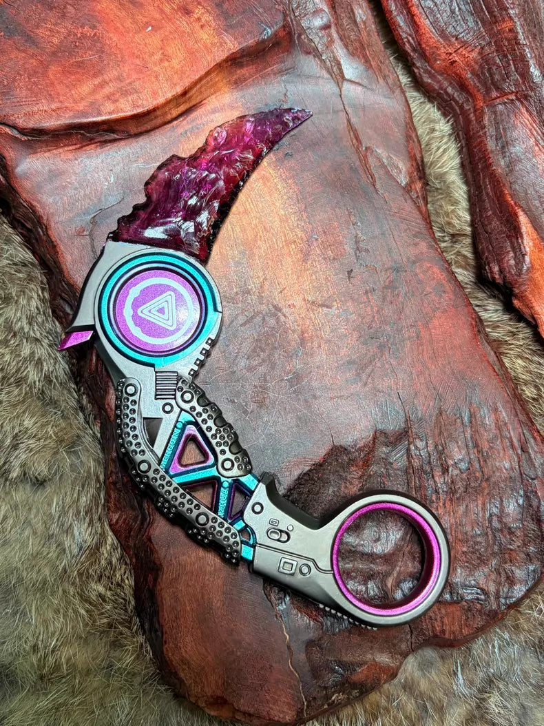 Crafted Stone Tool / Apex Legends Raptor's Claw Karambit (Purple)