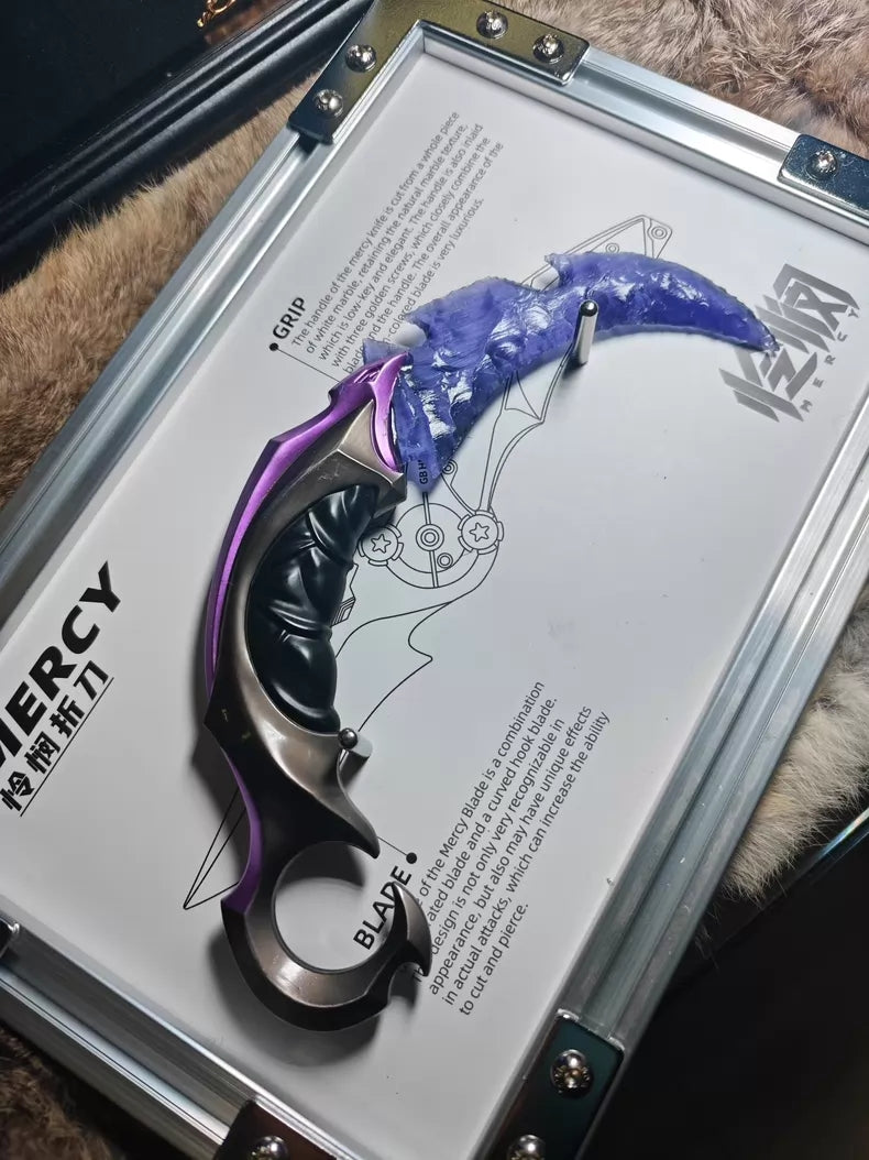 VALORANT Stone-Forged Melee Karambit – Valentine's Day Gift / Collectible Display Piece