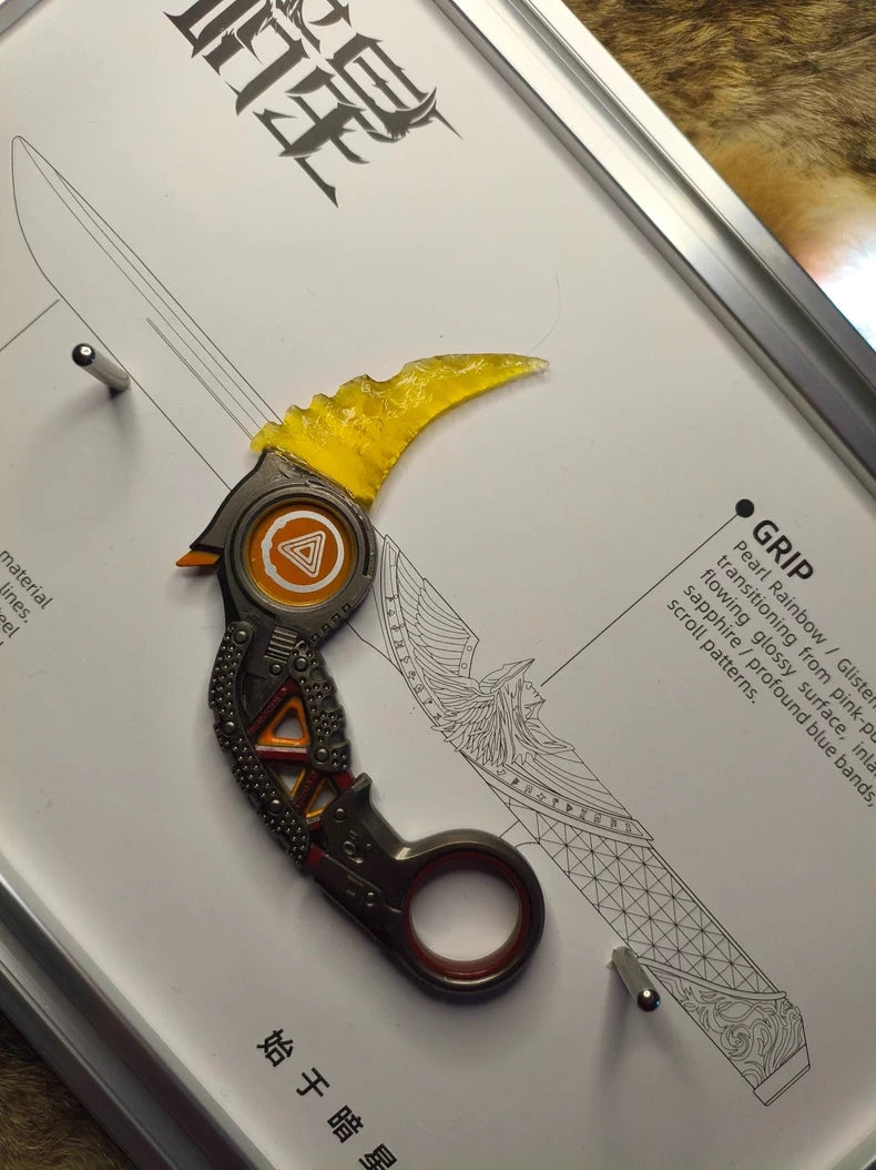 Apex Legends "Raptor's Claw" Karambit (Golden Claw) Replica