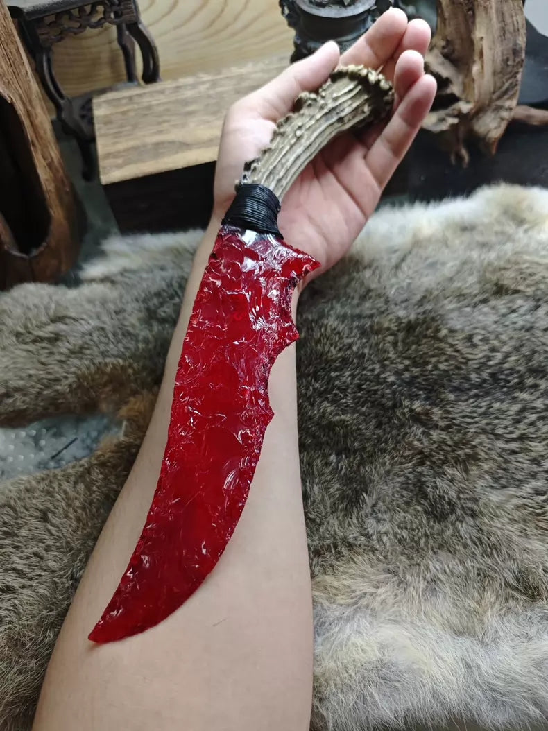 Hand-crafted stone tools: stone knives, "Flame Blade" stone blades, and obsidian "Dragon-Glass" blades. "Dragon-Slaying Blade" (Standard Classic Series): Dragon-Slaying Blade, Blood-Weeping Blade, and Crystal Knife.